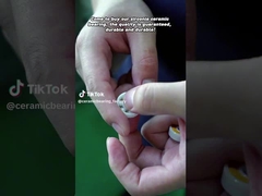 606 607 608 609 Rolamentos cerâmicos em miniatura híbridos de ranhura profunda Série 600