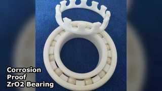 Prova de corrosão cerâmica do rolamento 35x72x17mm ZrO2