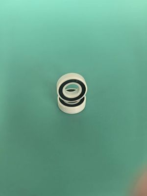 Rolamentos de esferas de cerâmica de dupla blindagem feitos de zircônio ZrO2 / nitreto de silício Si3N4 / carburo de silício SSiC
