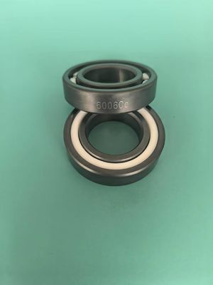 Rolamentos de nitreto de silício sinterizado sem pressão 6006ce, ideais para bombas ácido/alcalinas que manuseiam meios corrosivos