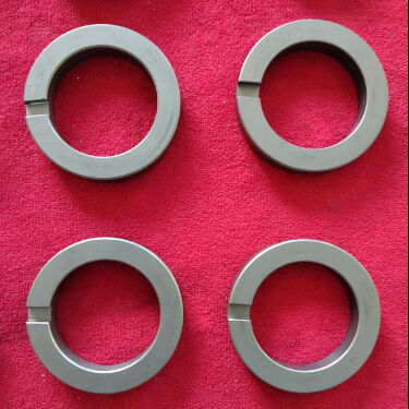 Customized Size 1650℃ Max Temperature Corrosion Resistant Silicon Carbide Sliding Bearing For Pumps